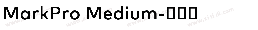 MarkPro Medium字体转换